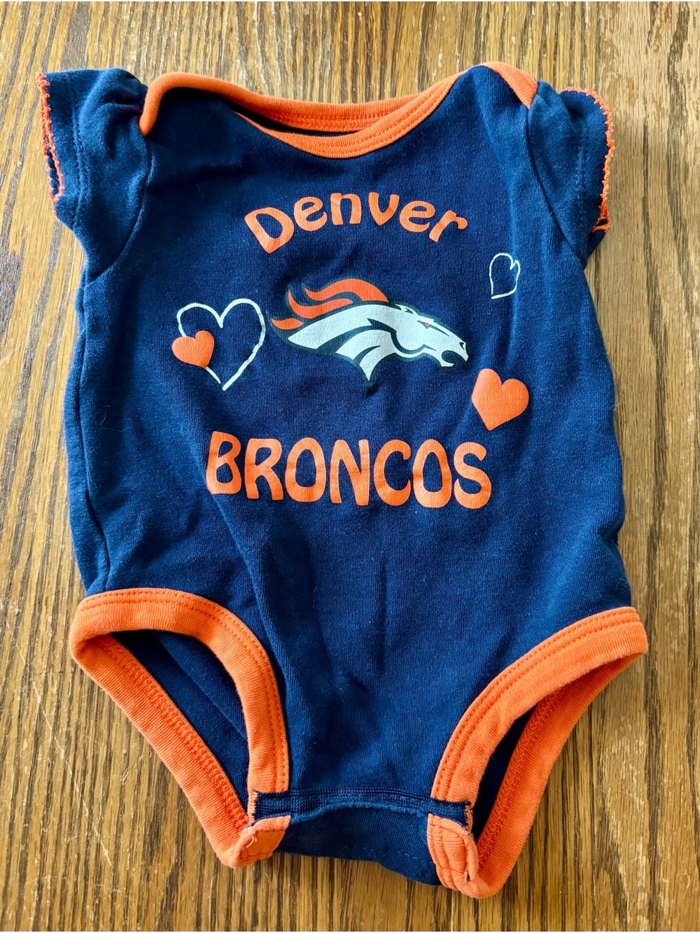Broncos Onesie 0-3
